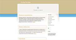 Desktop Screenshot of jsnb.mowgoniadz.pl